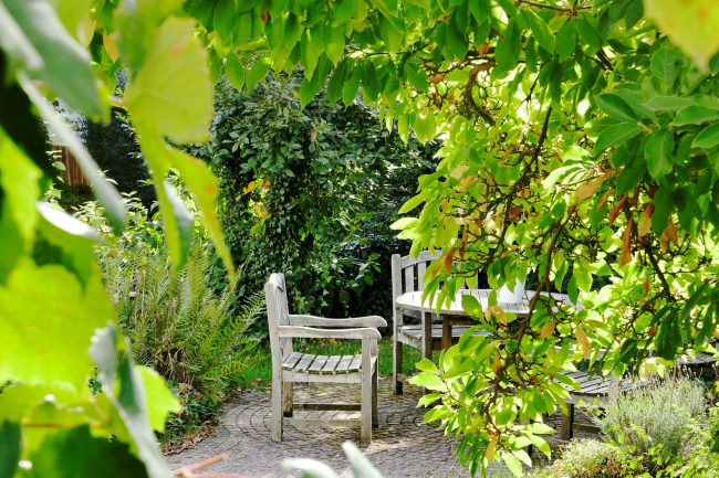 salon de jardin extérieur