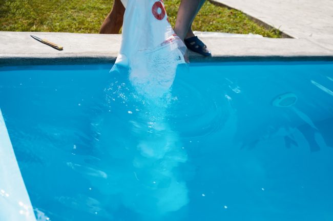 sel pour piscine