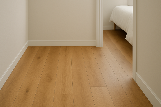 parquet sans barre de seuil