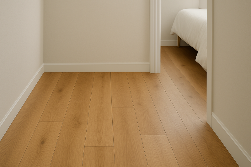 parquet sans barre de seuil