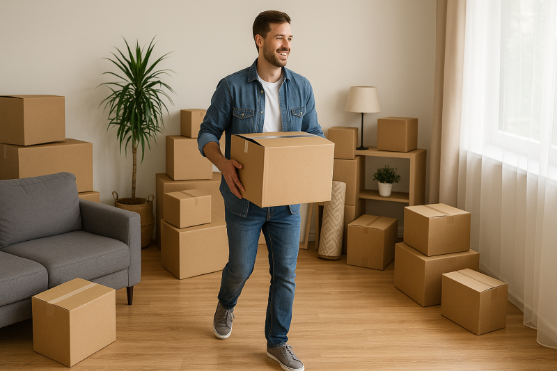 faire ses cartons