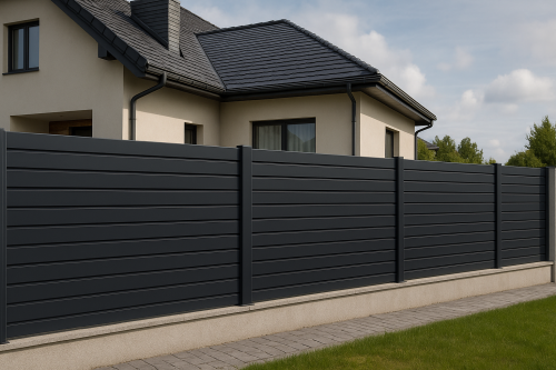 clôture en aluminium