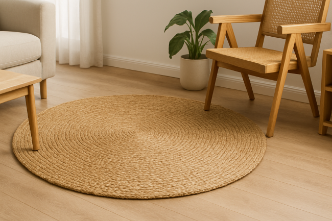 tapis en jonc de mer