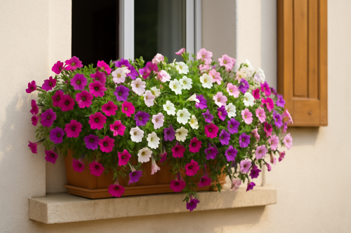surfinia dans une jardinière