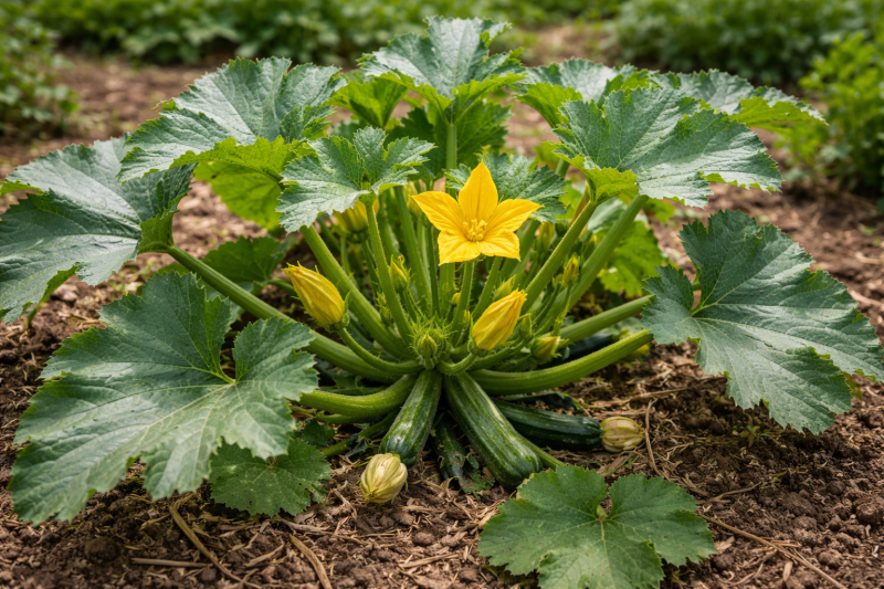 plant de courgettes