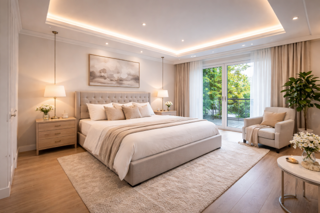 LED dans une chambre