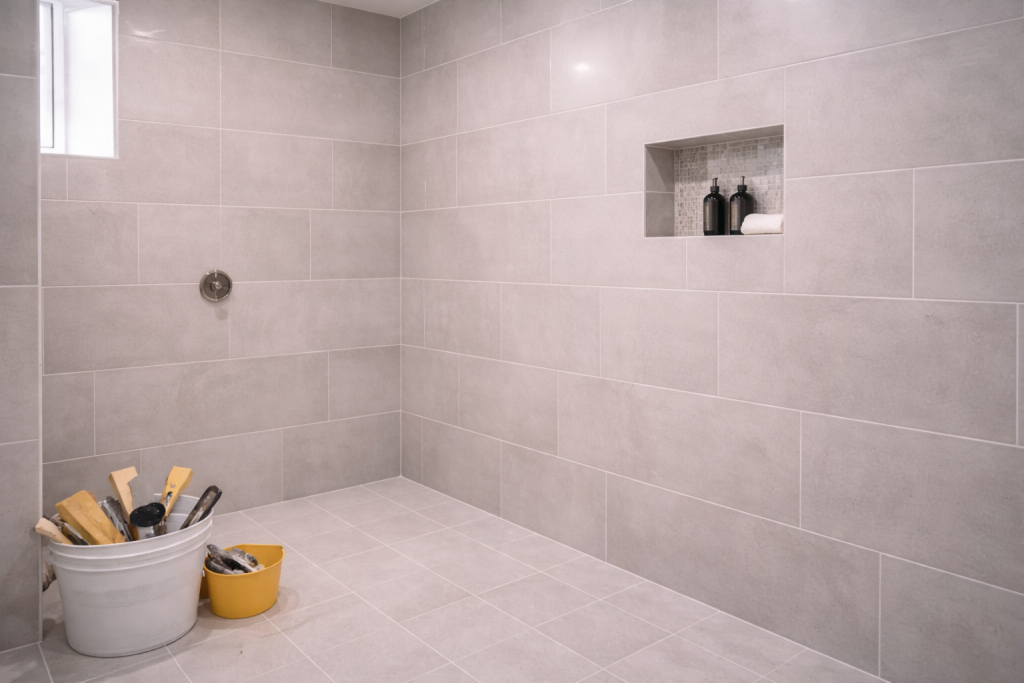 travaux de carrelage