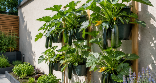courgettes en hauteur