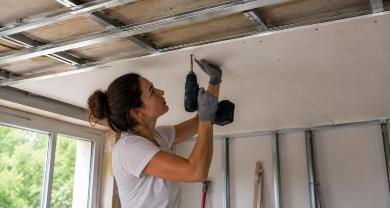 faux plafond 5 cm