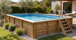 piscine en bois